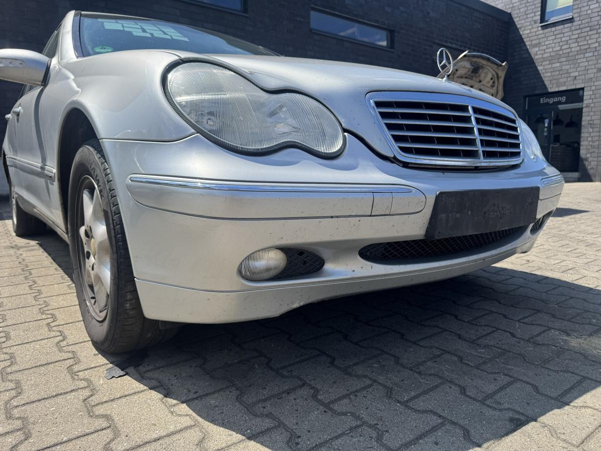 Mercedes C Klasse W203 original Sto&szlig;stange Stossf&auml;nger vorn 744 Brillantsilber Bj.2001